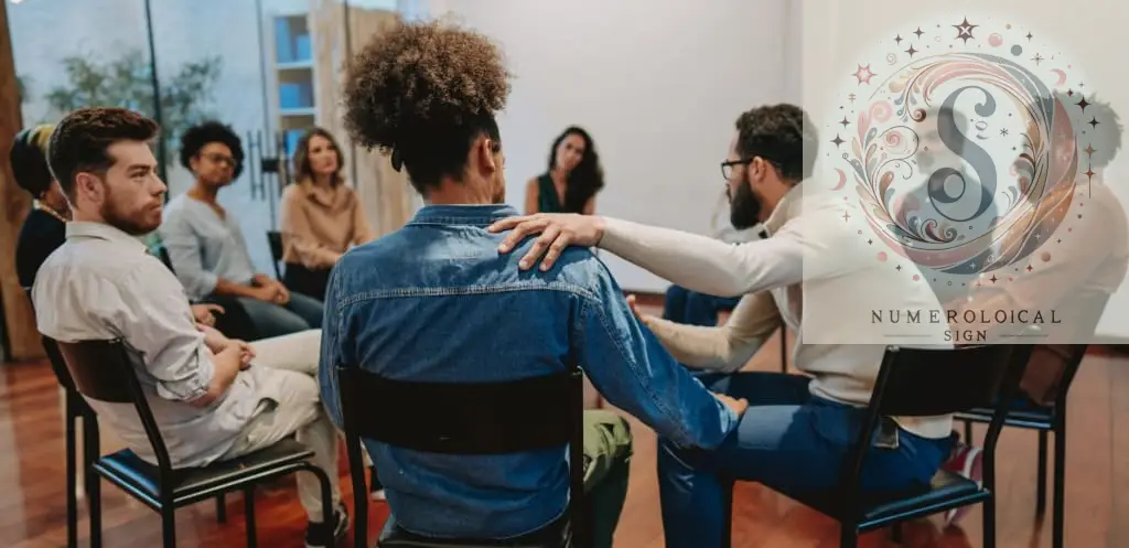 Um grupo de pessoas sentadas em cadeiras numa sala.