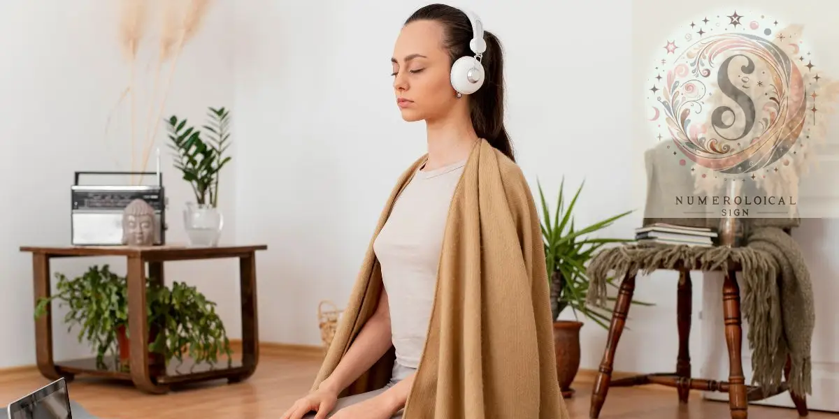 meditació amb auriculars