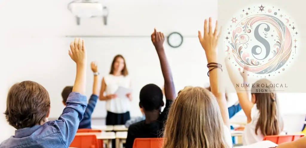 Skolebarn i klasserommet